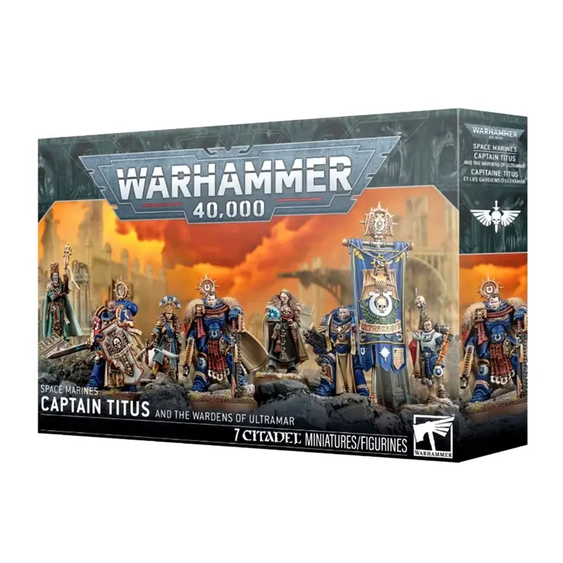 Warhammer 40,000 Space Marines Captain Titus Wardens Of Ultramar Building Set 1