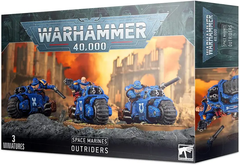 Warhammer 40,000 Space Marines Outriders Set 1