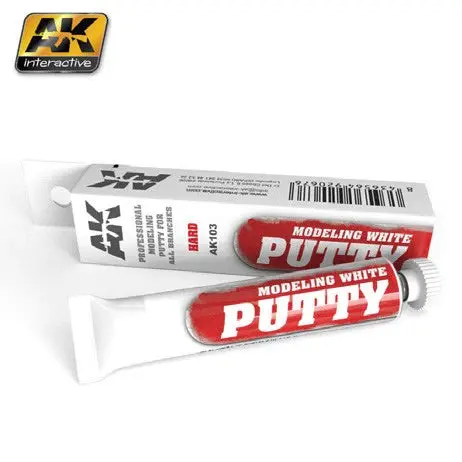 White Acrylic Modeling Hard Putty 20Ml 1