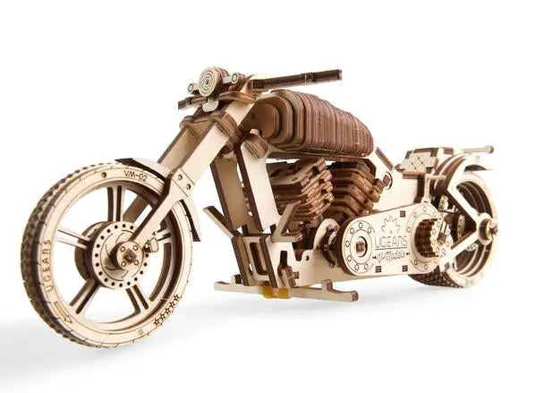Wooden Bike Vm-02 Mechanical Model Kit 1