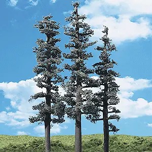 Woodland Classic Trees Ready Made Standing Timber 2-1/2 To 4" Tall (5 Pack) 1