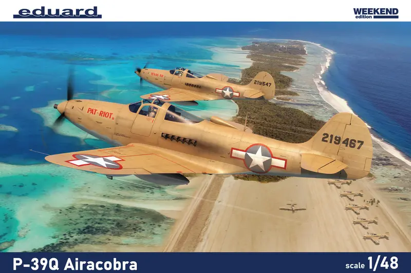 Wwii P39q Airacobra Usaaf Fighter Weekend Edition Plastic Model Kit (1/48 Scale) Aircraft Model Kit 1