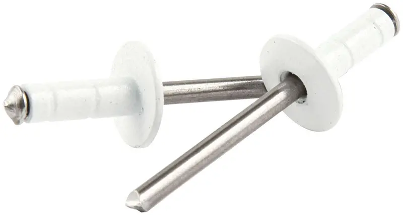 Allstar Performance Rivet Kit – Medium-Hd White Multi-Grip Fasteners (250-Pack, #18092) 1