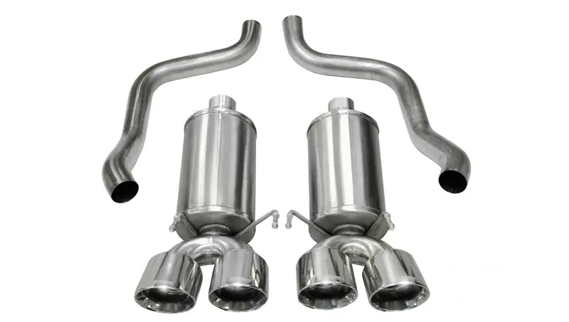 Corsa 14470 Axle-Back Dual Exhaust System For 2009–2013 Corvette (6.2L) 1