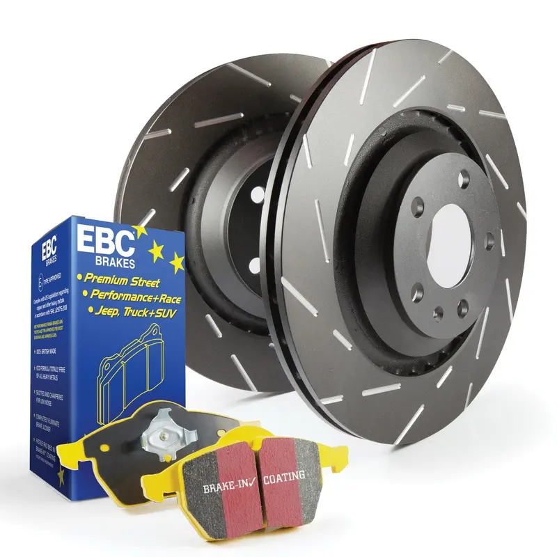 Ebc Brakes S9Kf1821 Performance Brake Kit – Yellowstuff Pads + Usr Drilled Rotors 1