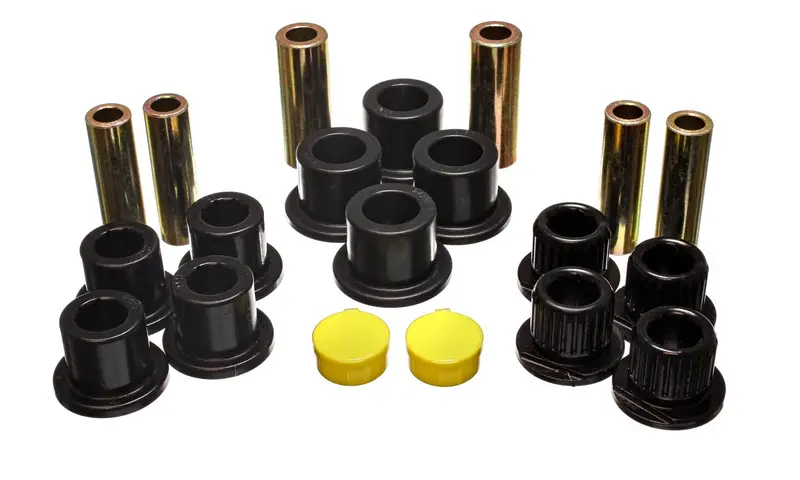 Energy Suspension Rear Leaf Spring Bushing Kit – 4.2149G, Black Polyurethane 1