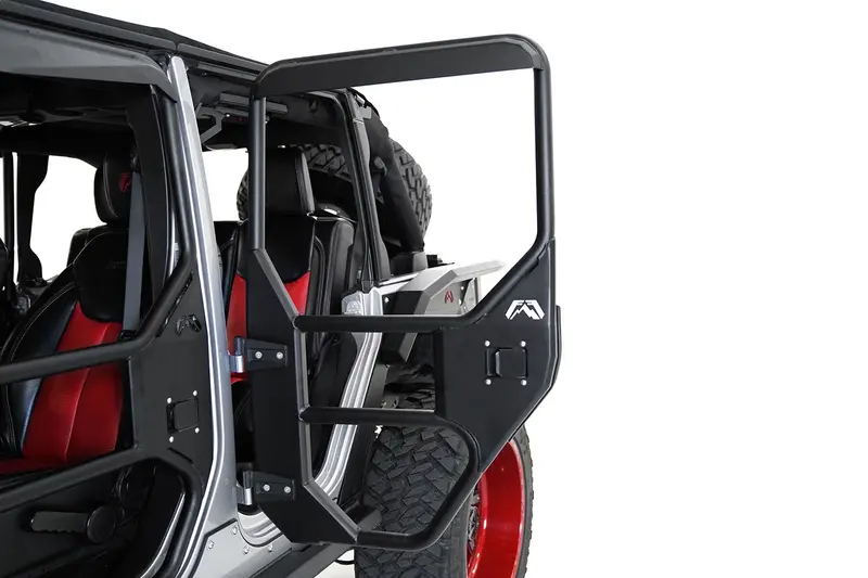 Fab Fours Jk1031-B Full-Frame Tube Doors For Jeep Wrangler Jk 1