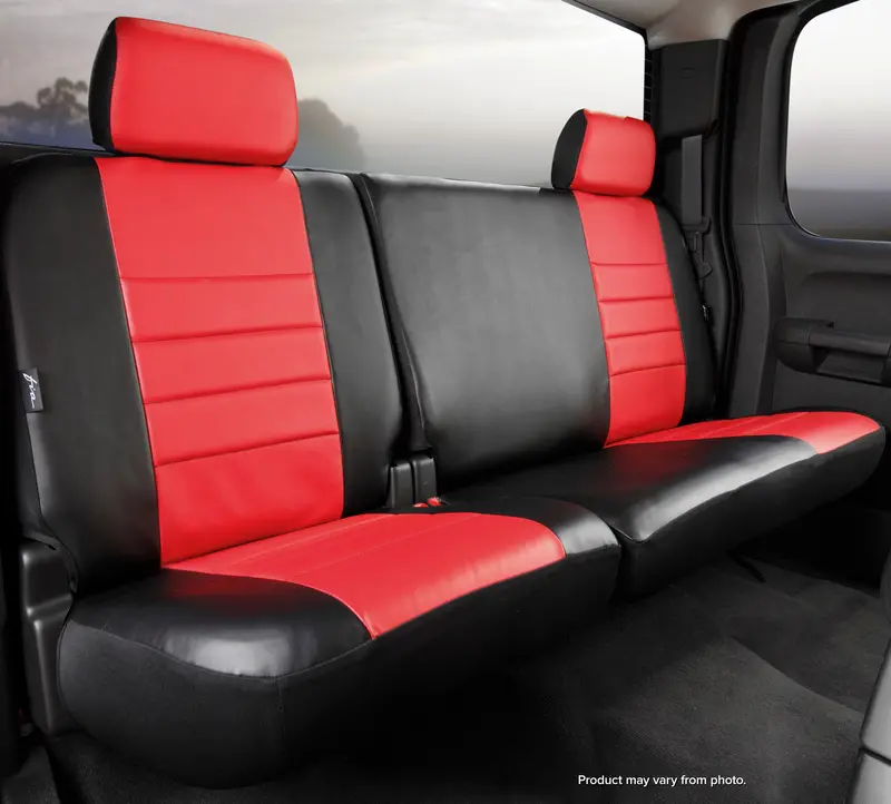 Fia Red Leatherlite Seat Covers – Custom-Fit Premium Interior Upgrade 1