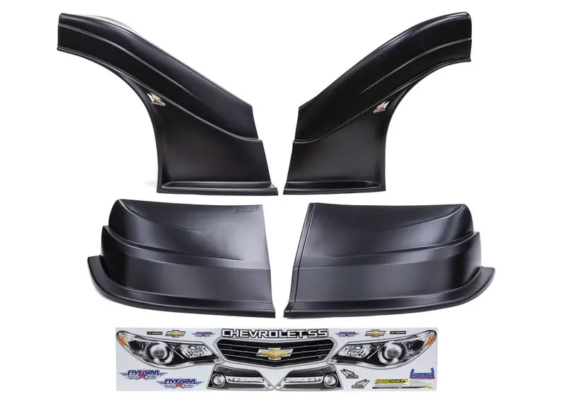 Fivestar Md3 Evo Dlm Combo Flange Kit For Chevy Ss – Black, Model 32123-43554-B-Fr 1