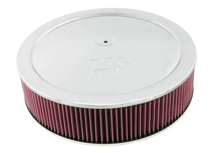 K&N 60-1641 Round Replacement Air Filter – Washable, Reusable Cotton Gauze 1
