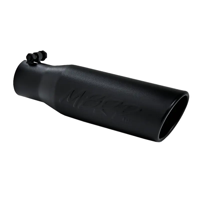 Mbrp T5113Blk 3-Inch Black Coated Exhaust Tip – Angled Rolled End, 12" Length 1