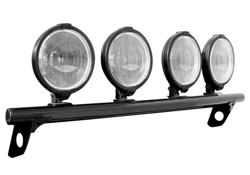 N-Fab Gloss Black Light Bar Mount For 2017–2022 Ford F-250/F-350 With Adaptive Cruise Control (F174Lb-Ac) 1