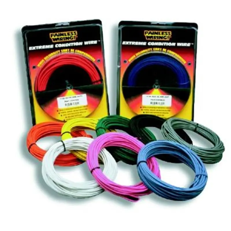 Painless Wiring 18-Gauge Txl Yellow Wire – 25-Foot Spool (Part #71869) 1