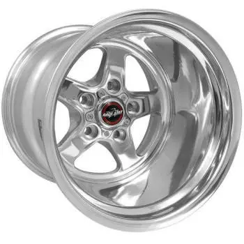 Race Star Drag Star Polished Wheel – 15×10", 5×4.75" Bolt Pattern, 4" Backspace 1