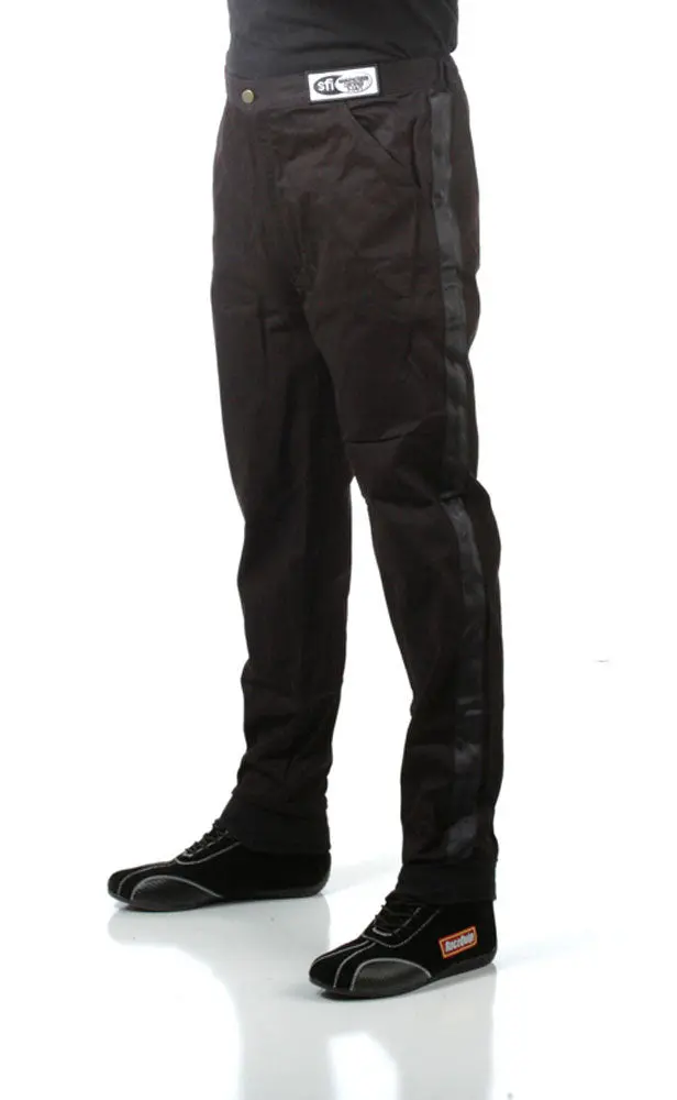 Racequip 112000 Single-Layer Fire-Resistant Racing Pants – Black, Size 5X-Large 1