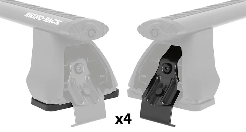 Rhino-Rack Dk207 Fit Kit For 2500 Series Roof Rack – Includes 4 Pads & 4 Clamps 1
