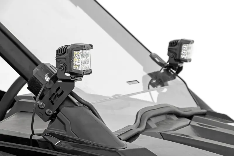 Rough Country Dual Led Cube Light Kit – 3-Inch Wide-Angle Optics For 2020–2021 Polaris Rzr Pro Xp 1