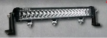 Trailfx 2Drs30Cc01 30 In Double Row Straight Length 180W Combo Beam 17472 Raw Lums Clear Lens Black 1