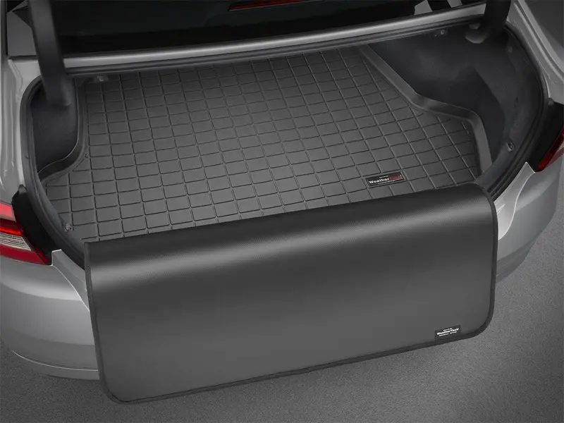Weathertech 41675Sk Custom Cargo Liner With Bumper Protector – Tan, Fits Vehicles With Optional Bose/Audi Package 1