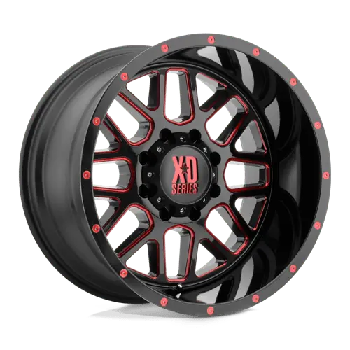 Xd Wheels Xd820 Series – 20X10 Inch, 8X6.5 Bolt Pattern, Satin Black With Machined Face, -24Mm Offset 1